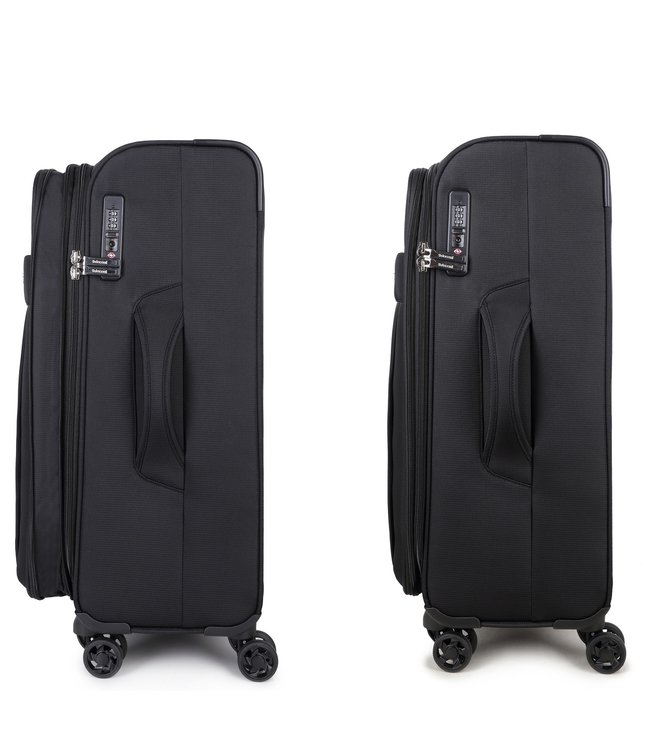Decent D-Upright Medium koffer Zwart 66X40X27 CM