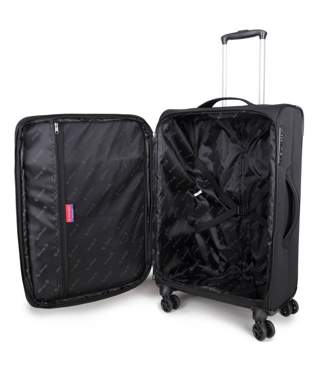 Decent D-Upright Medium koffer Zwart 66X40X27 CM