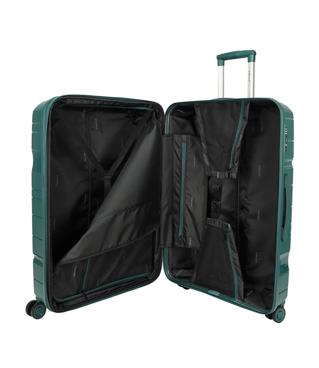 Decent One-City Kofferset Groen Inhoud 105, 72 en 36 Liter