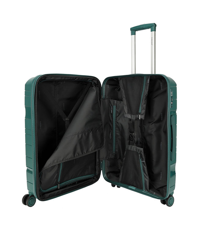 Decent One-City Koffer Medium Groen 72 Liter 67x47x28cm