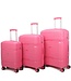 Decent One-City Kofferset Roze Inhoud 105, 72 en 36 Liter