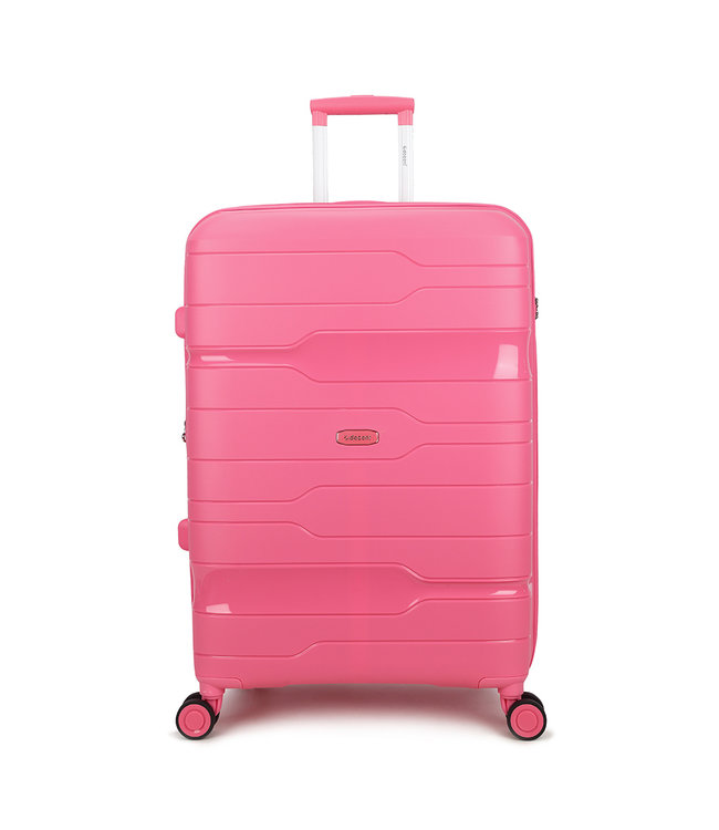 Decent One-City Roze Koffer Groot 105 Liter 76x50x31cm