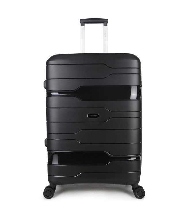 Decent One-City Koffer Groot Zwart 105 Liter 76x50x31cm