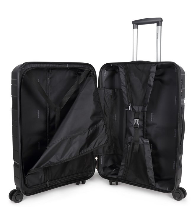 Decent One-City Koffer Medium Zwart 72 Liter 67x47x28cm