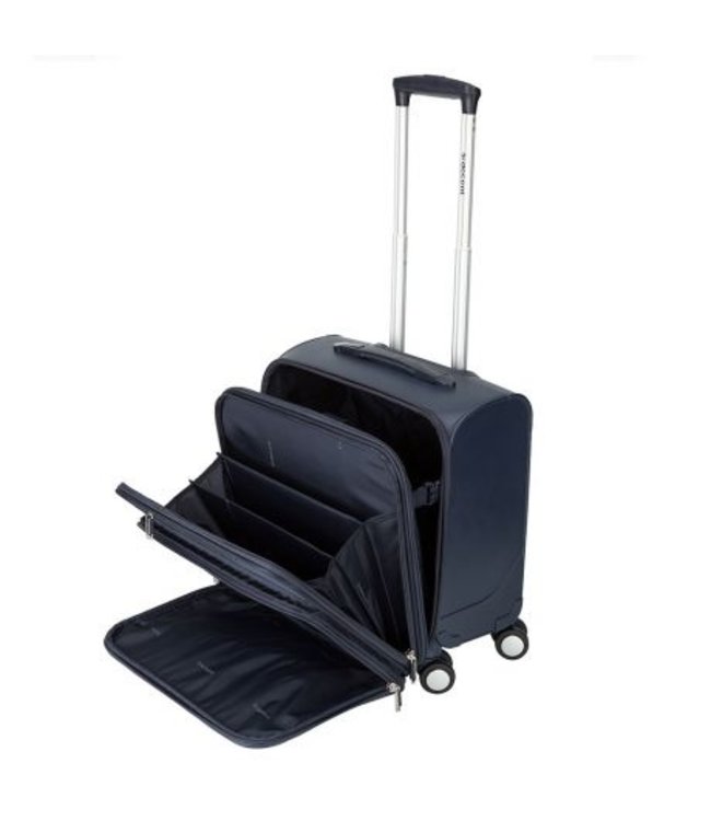 Decent B-CORSO business trolley Donkerblauw 40X43,5X25 CM