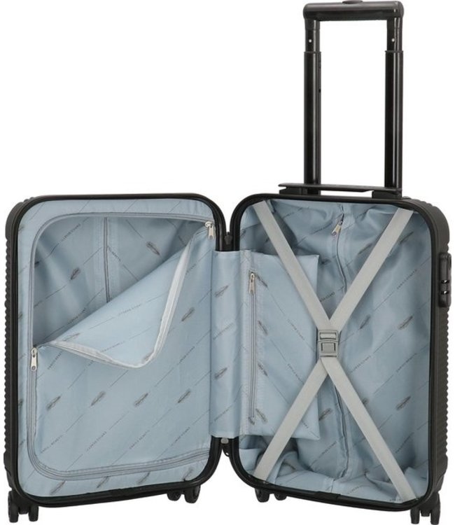 Enrico Benetti Louisville Kofferset 3-Delig 91L, 62L en 30L Zwart