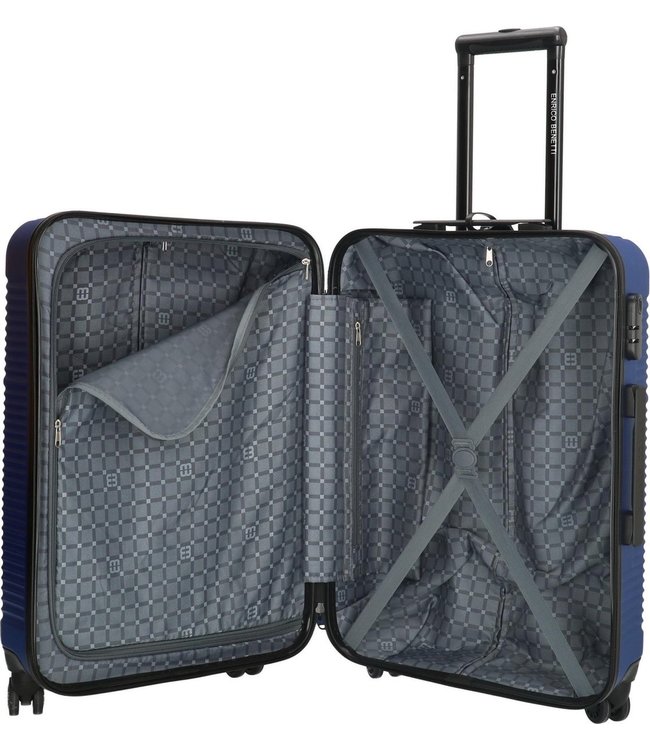Enrico Benetti Louisville Kofferset 3-Delig 91L, 62L en 30L Blauw