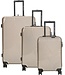 Enrico Benetti Louisville Kofferset 3-Delig 91L, 62L en 30L Champagne