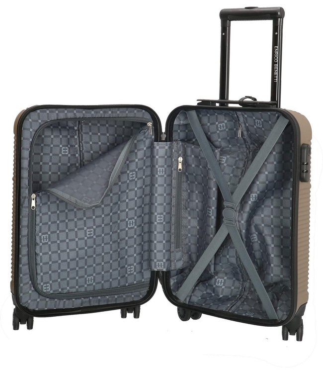 Enrico Benetti Louisville handbagagekoffer Champagne 30 Liter 54x35x20cm