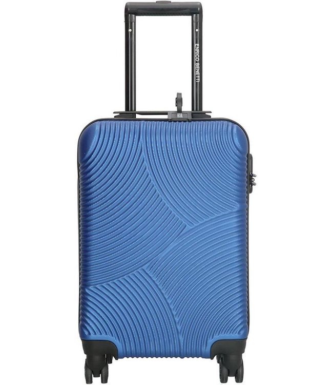 Enrico Benetti Louisville handbagagekoffer Blauw 30 Liter 54x35x20cm