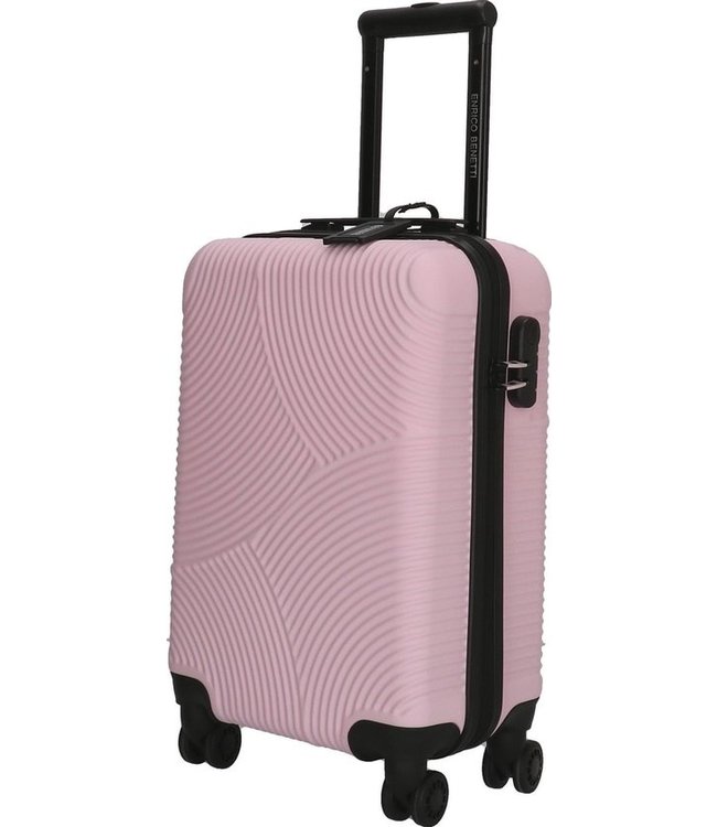 Enrico Benetti Louisville handbagagekoffer Roze 30 Liter 54x35x20cm