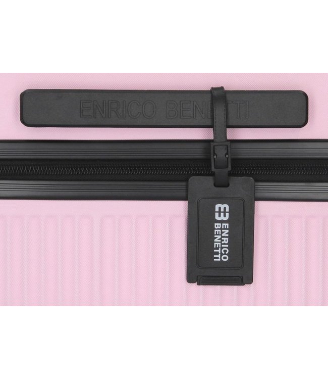 Enrico Benetti Louisville handbagagekoffer Roze 30 Liter 54x35x20cm