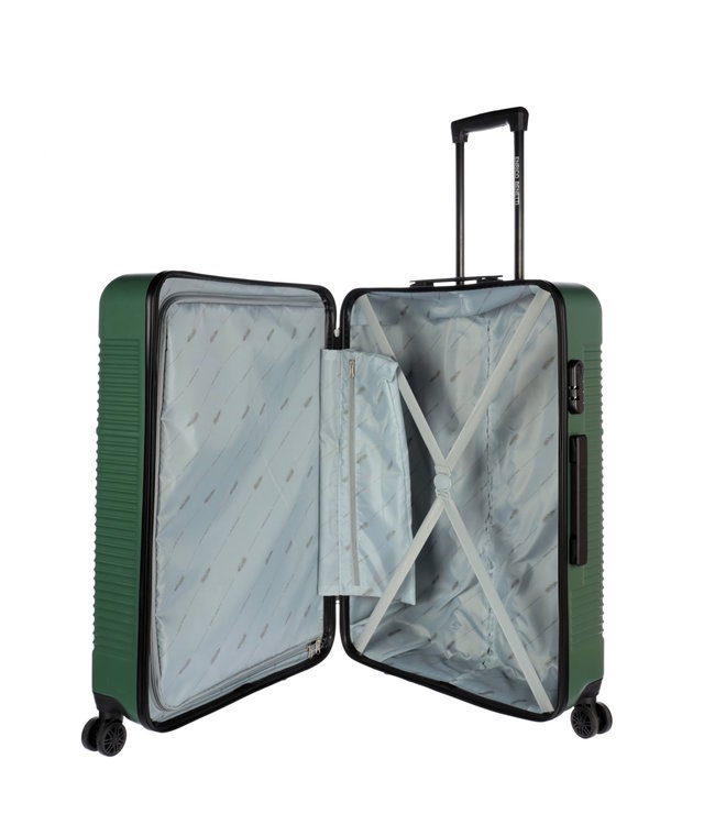 Enrico Benetti Louisville Koffer Groot Olijf 91 Liter 75x46x27cm