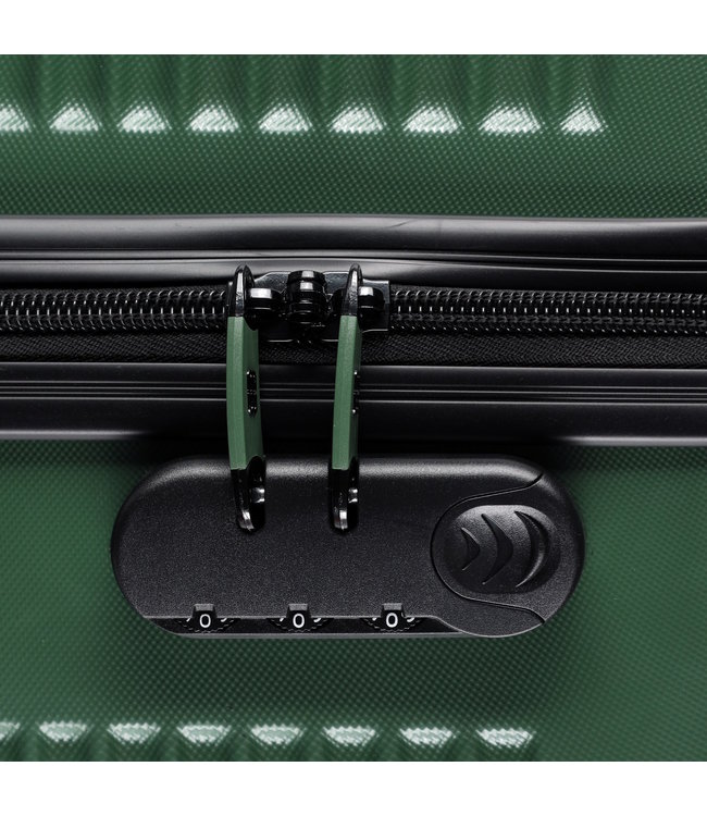 Enrico Benetti Louisville Kofferset 3-Delig 91L, 62L en 30L Olijf