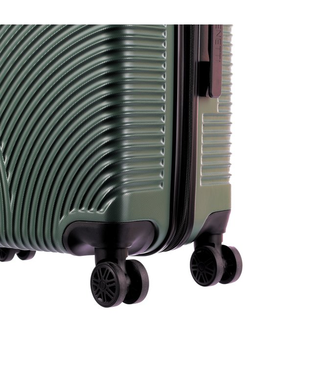 Enrico Benetti Louisville Kofferset 3-Delig 91L, 62L en 30L Olijf
