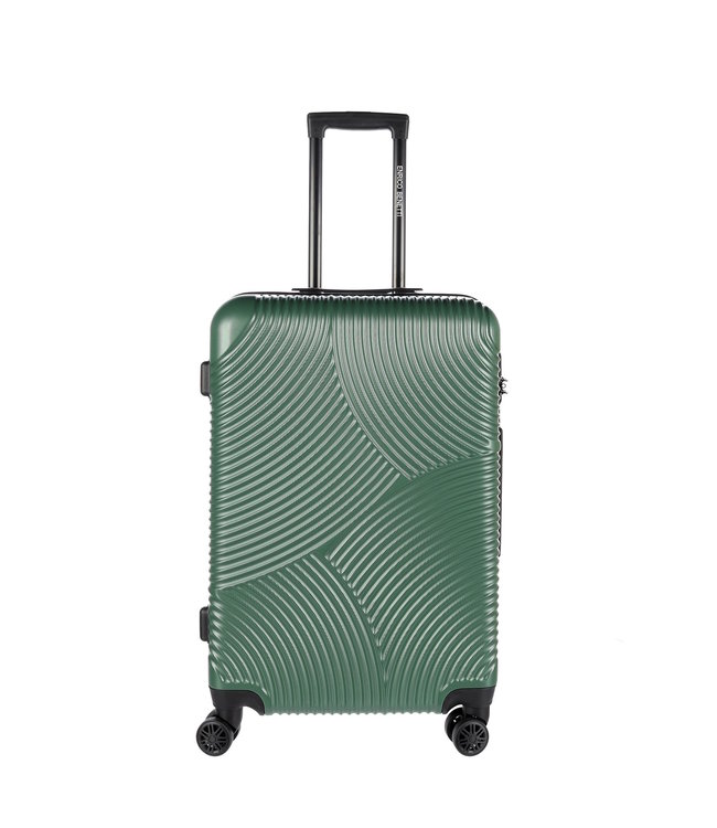 Enrico Benetti Louisville Kofferset 3-Delig 91L, 62L en 30L Olijf