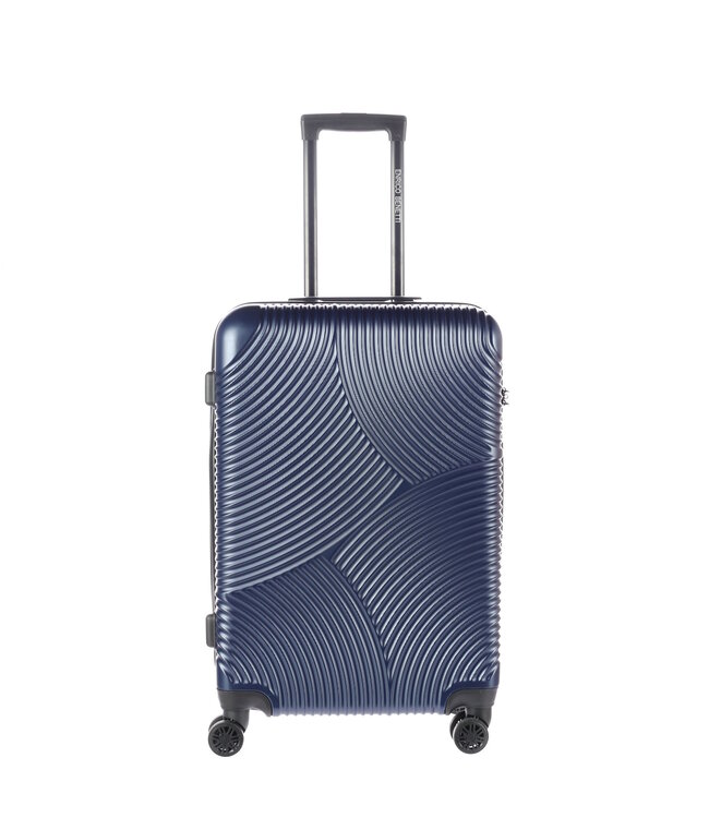 Enrico Benetti Reiskoffers Louisville Donker Blauw Kofferset 3-Delig 91, 62 en 30L