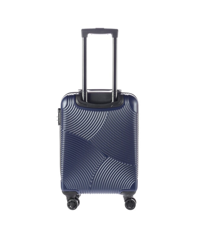 Enrico Benetti Reiskoffers Louisville Donker Blauw Kofferset 3-Delig 91, 62 en 30L