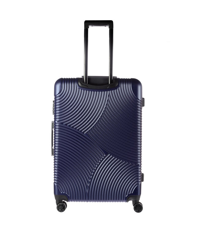 Enrico Benetti Reiskoffers Louisville Donker Blauw Kofferset 3-Delig 91, 62 en 30L