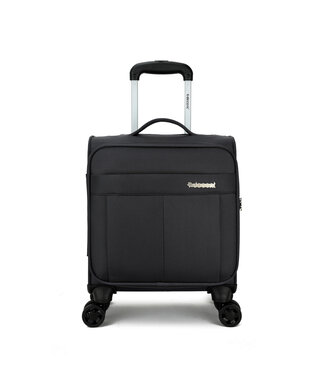 Decent D-Upright under seat handbagage koffer Zwart 29L 42x32x20cm