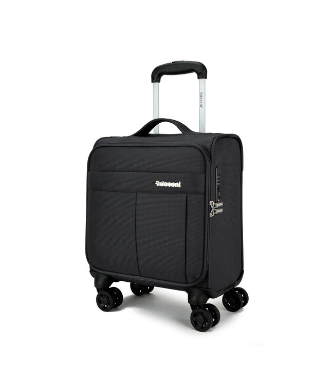 Decent Decent D'Upright under seat handbagagekoffer Zwart 42x32x20cm