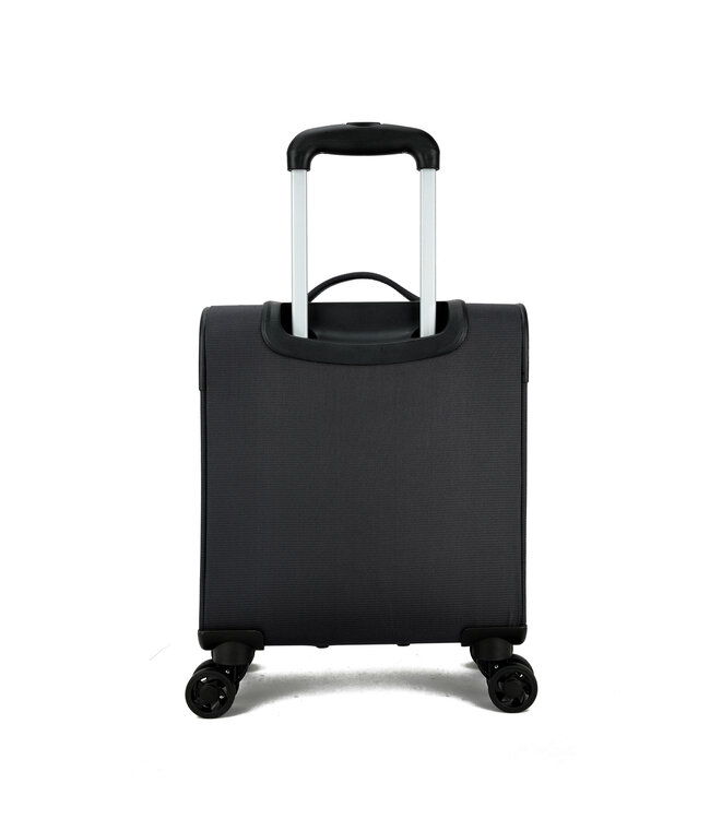 Decent Decent D'Upright under seat handbagagekoffer Zwart 42x32x20cm