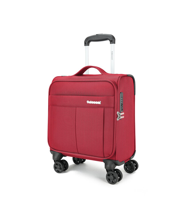 Decent Decent D'Upright underseat handbagagekoffer rood 42x32x20cm