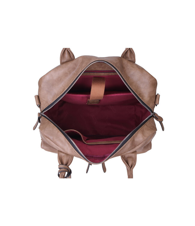 Wimona Alessia One School/werktas Taupe 40X28X20 CM
