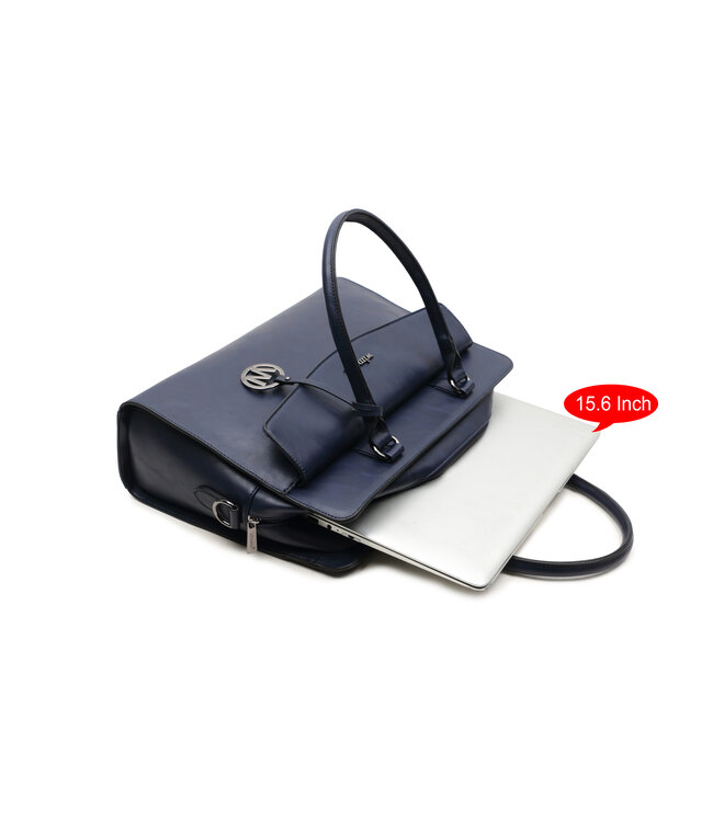 Wimona Valentina School/werktas Donkerblauw 31X41,5X13 CM