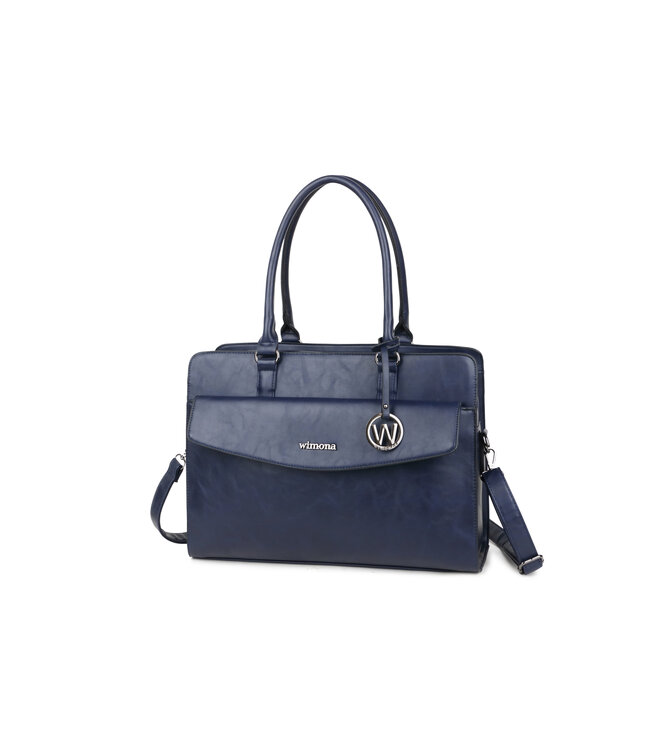 Wimona Valentina School/werktas Donkerblauw 31X41,5X13 CM