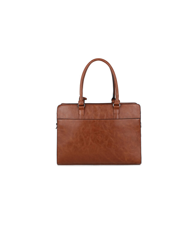 Wimona Valentina School/werktas Cognac 31X41,5X13 CM