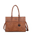 Wimona Franca School/werktas Cognac/bruin