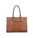 Wimona Franca School/werktas Cognac/bruin 31X41X13,5 CM