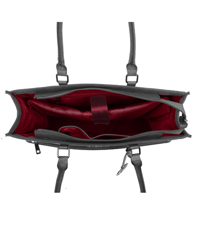 Wimona Franca School/werktas Grijs 31X41X13,5 CM