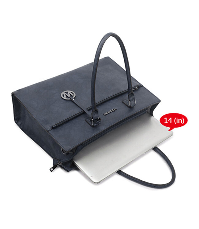 Wimona Franca School/werktas Donkerblauw 31X41X13,5 CM