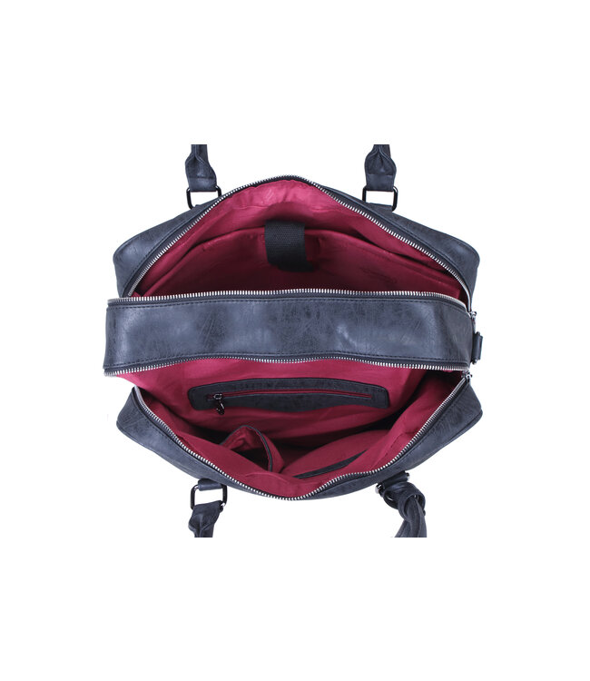 Wimona Luciana School/werktas Zwart 30,5X41X17,5 CM