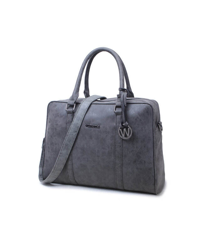 Wimona Luciana School/werktas Grijs 30,5X41X17,5 CM