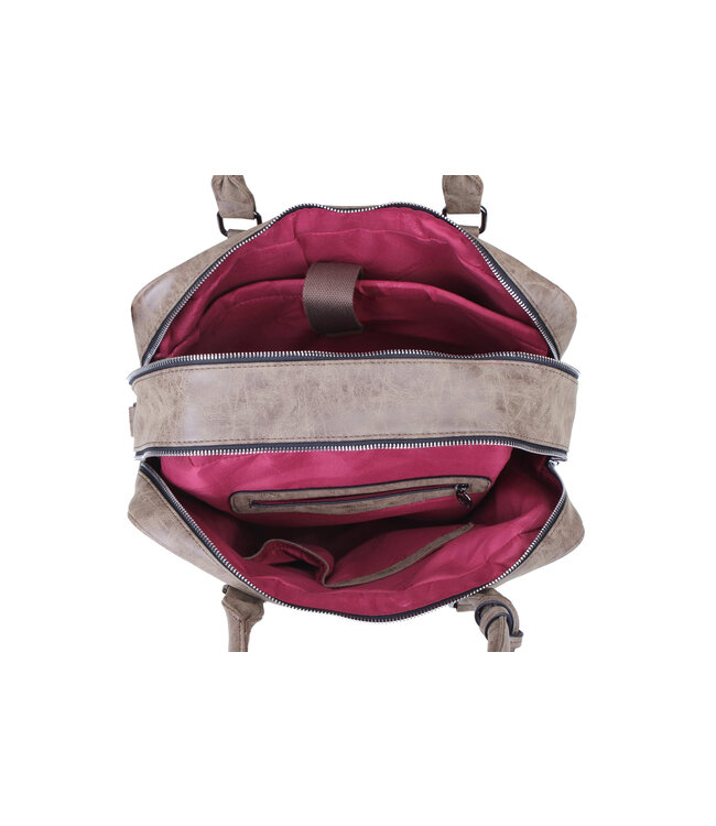 Wimona Luciana School/werktas Taupe 30,5X41X17,5 CM