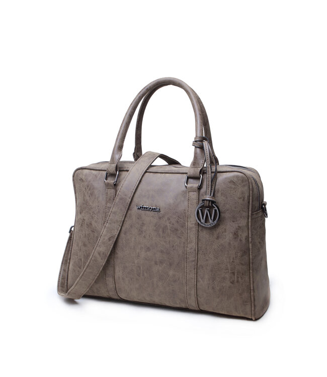 Wimona Luciana School/werktas Taupe 30,5X41X17,5 CM