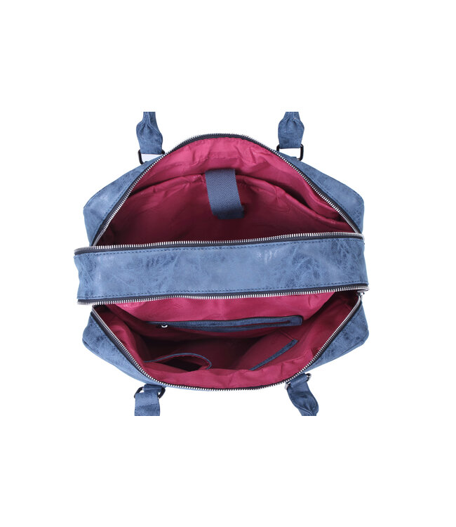 Wimona Luciana School/werktas Donkerblauw 30,5X41X17,5 CM