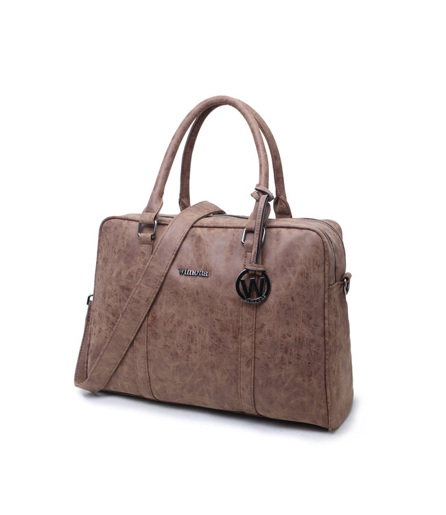 Wimona Luciana School/werktas Cognac 30,5X41X17,5 CM