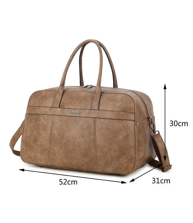 Wimona Amsterdam Weekend/reistas Taupe 30X52X31 CM