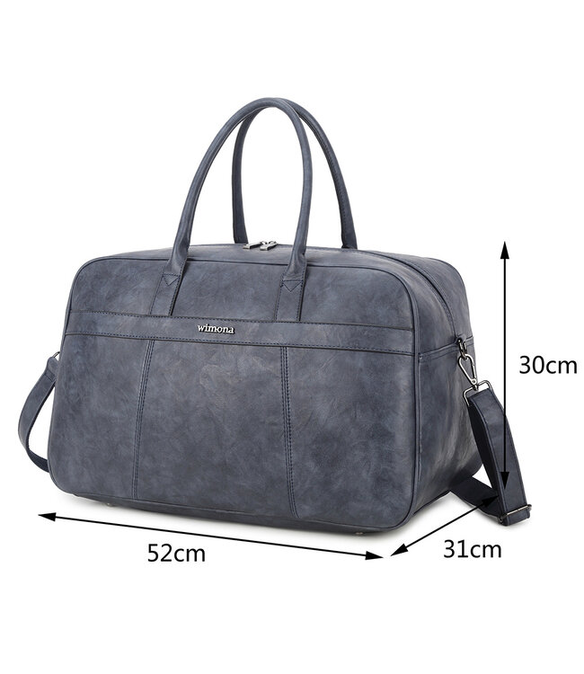 Wimona Amsterdam Weekend/reistas Donkerblauw 30X52X31 CM