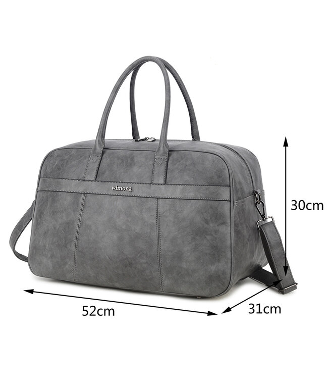 Wimona Amsterdam Weekend/reistas Grijs 30X52X31 CM