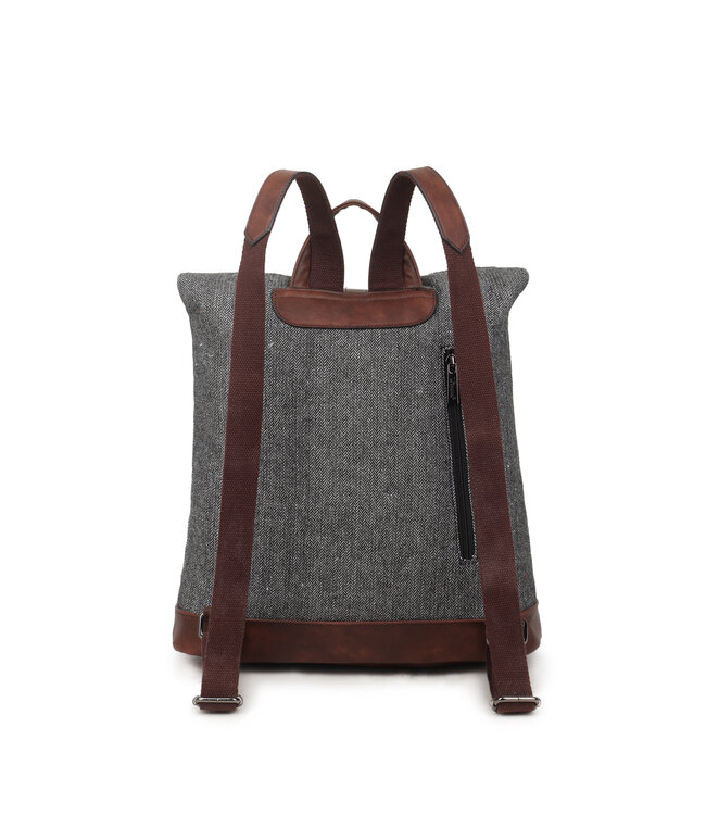 Wimona Bolonia Schouder/rugtas Zwart 34X28X12 CM