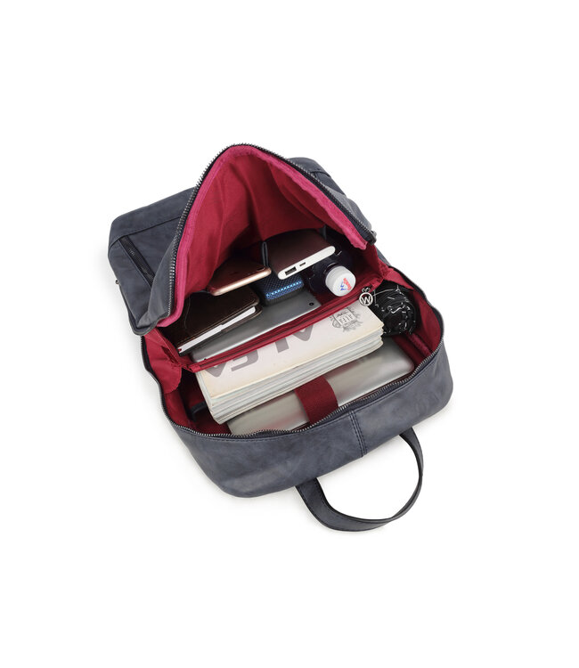 Wimona Marina Schouder/rugtas Donkerblauw 40X34X15 CM