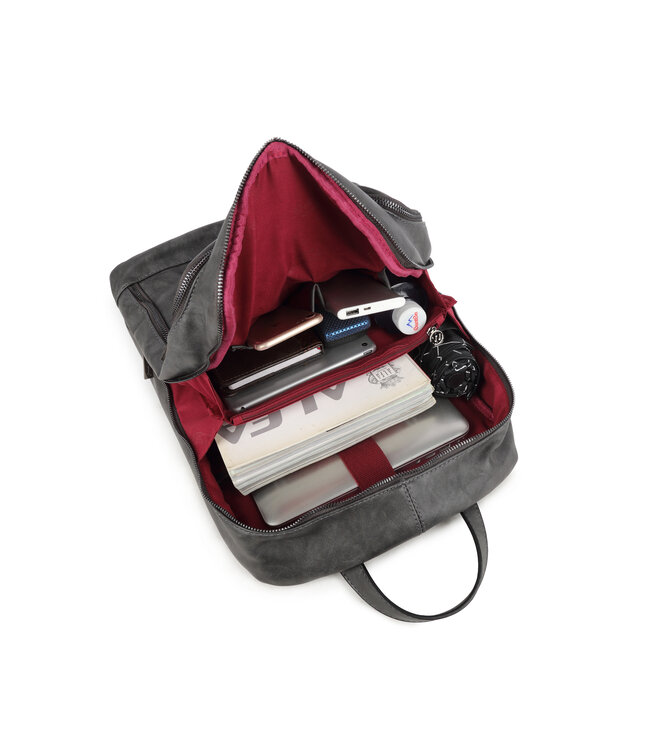 Wimona Marina Schouder/rugtas Grijs 40X34X15 CM