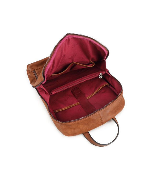 Wimona Marina Schouder/rugtas Cognac 40X34X15 CM
