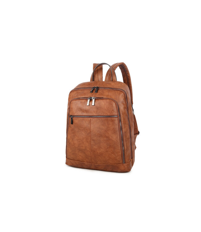 Wimona Marina Schouder/rugtas Cognac 40X34X15 CM