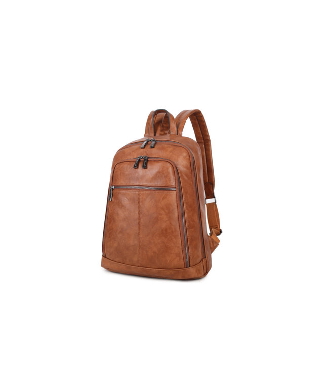 Wimona Silvina Schouder/rugtas Cognac 37X30X15 CM
